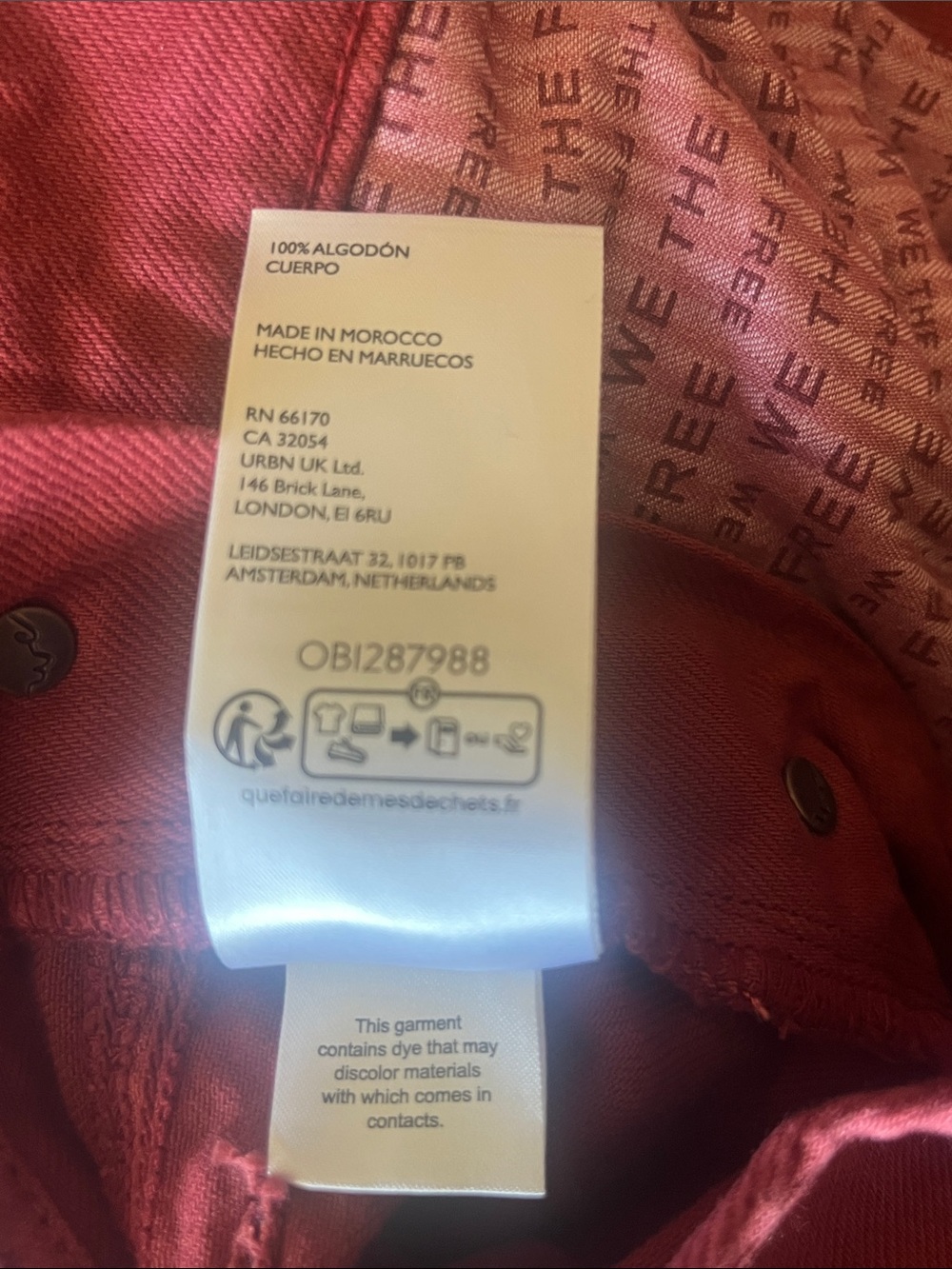 Free People We The Free Ziggy Denim Overalls Straight Leg Raspberry Red - Picture 10 of 12